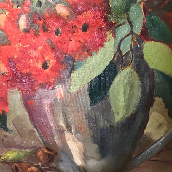 Vintage Still Life Oil by Betty Crill - Picture 6 of 8